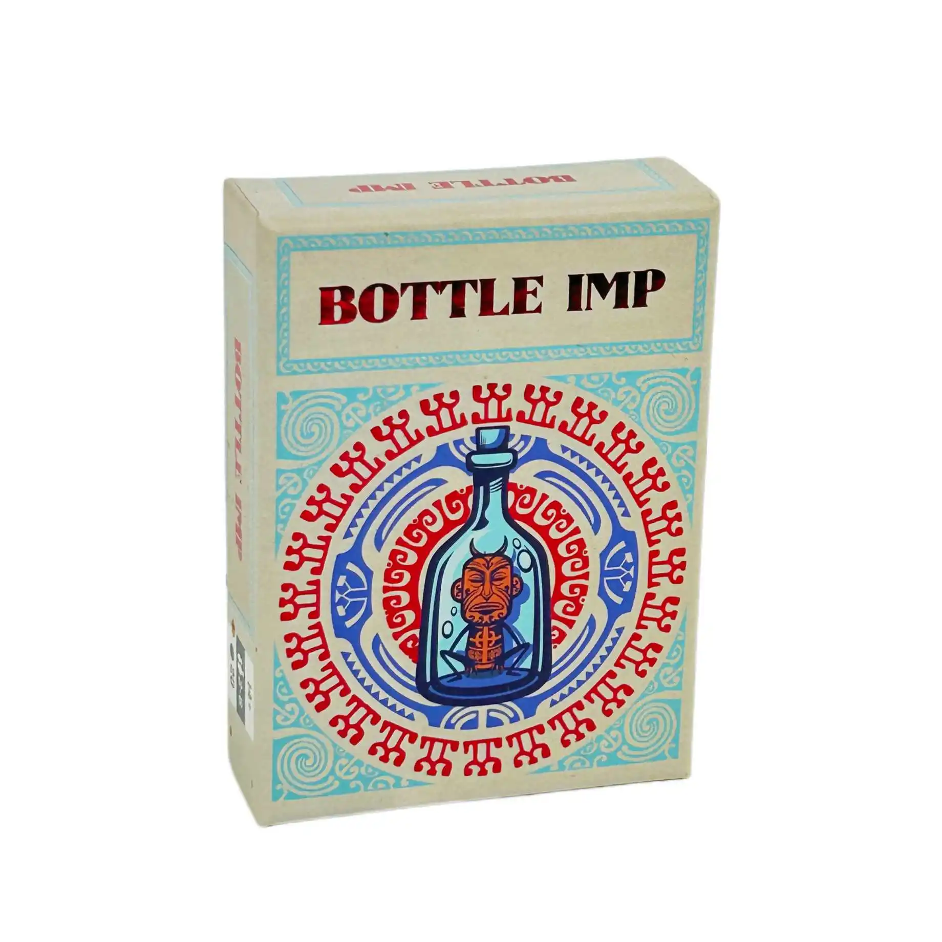 Bottle Imp: Настольная карточная игра, командный режим, варианты правил, стратегическая игра для 2–6 игроков, подходит для возраста от 14 лет и старше.