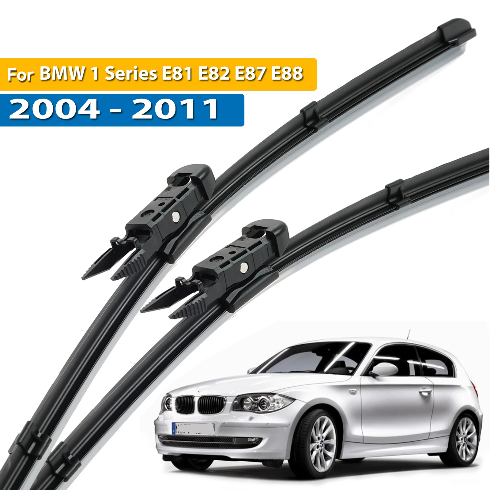

Erick's Wiper Front Wiper Blades For BMW 1 Series E81 E82 E87 E88 2004 - 2011 Windshield Windscreen Window Rain Brushes 20"+20"