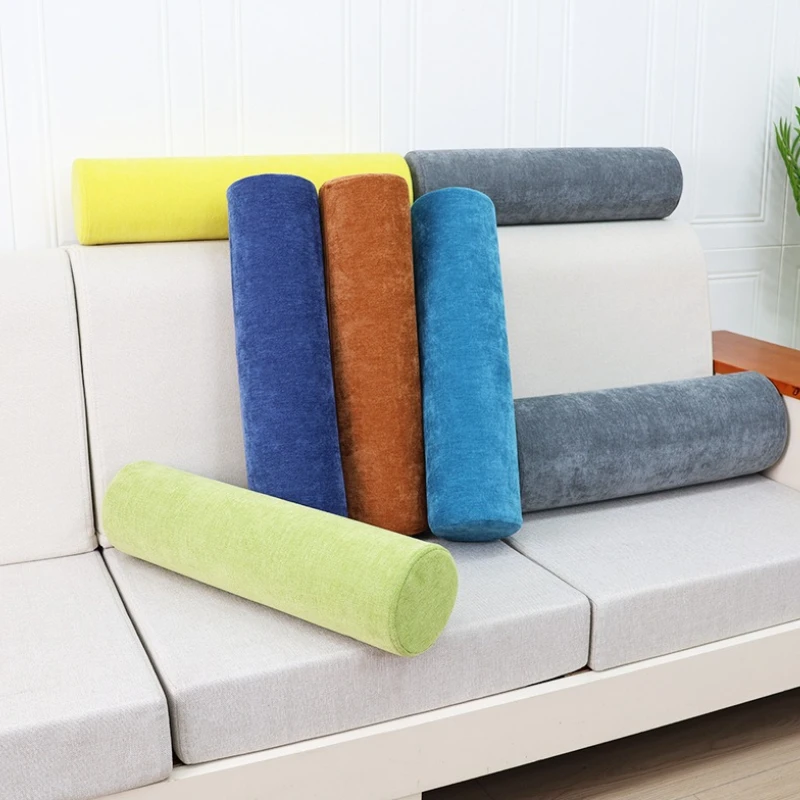 

Supportive Cylindrical Pillow for Office Chair Sofa Long Waist Cushion Rest
