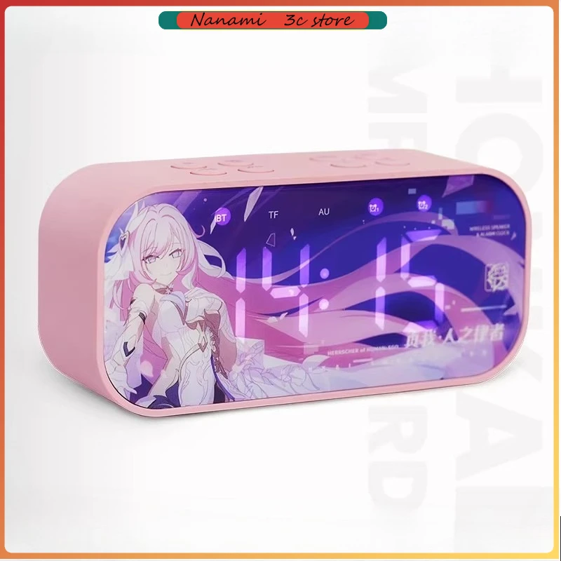 Genshin Impact Alisa True Self Humanity`s Ruler Voice Alarm Bluetooth Audio ABS Material LED Display Built-in Microphone Speaker
