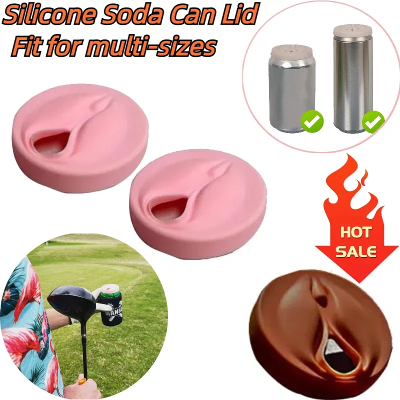 Leak Proof Soda Can Lids Silicone Sealed Bottle Cap Portable Beer Beverage Can Cap Eco-friendly Safe Durable Mothers Day Gift