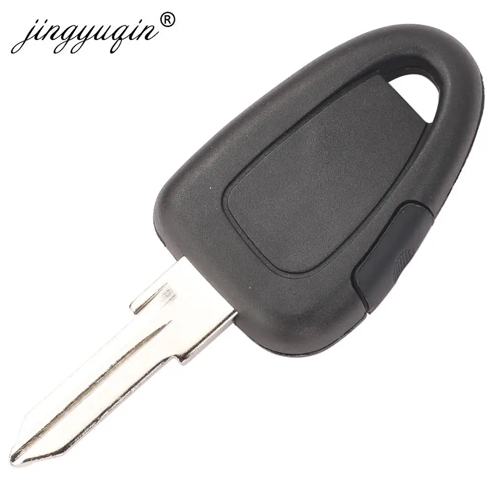 Jingyuqin 1/Geen Knop Transponder Autosleutel Shell Voor Fiat Iveco Afstandsbediening Ongesneden GT15R Blank Blade Case FOB vervanging