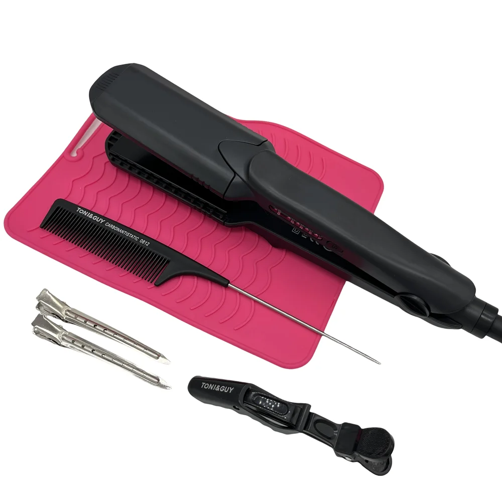 

Выпрямитель для волос с вилкой европейского стандарта, утюжок 4-в-1, сменные пластины, быстрая электрическая керамическая волна для укладки волос