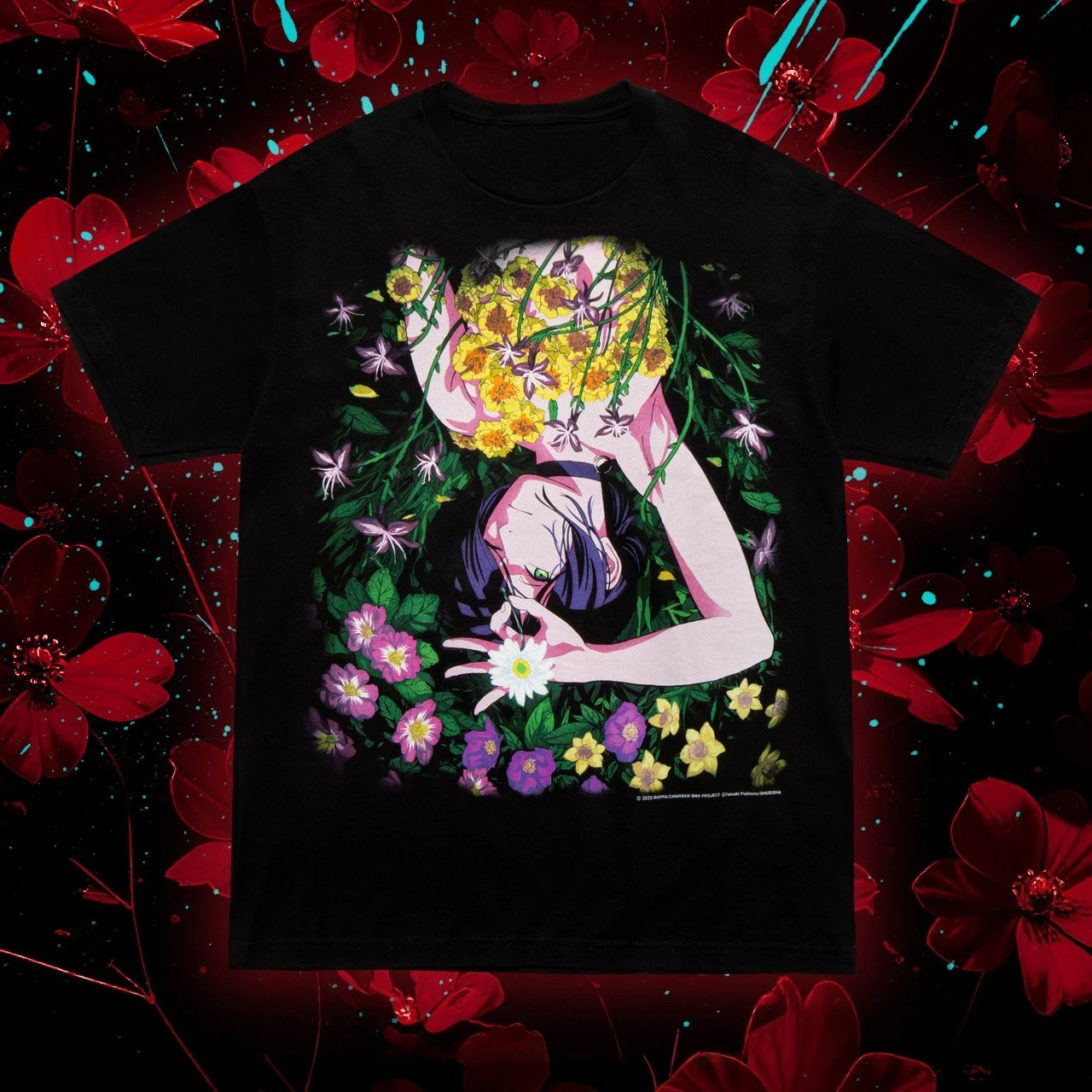 Reze الجرافيك تي شيرت أنيمي بالمنشار رجل طباعة المتضخم النساء الرجال القطن الشارع الشهير قصيرة الأكمام تي شيرت Harajuku القوطي تي شيرت تيز #1