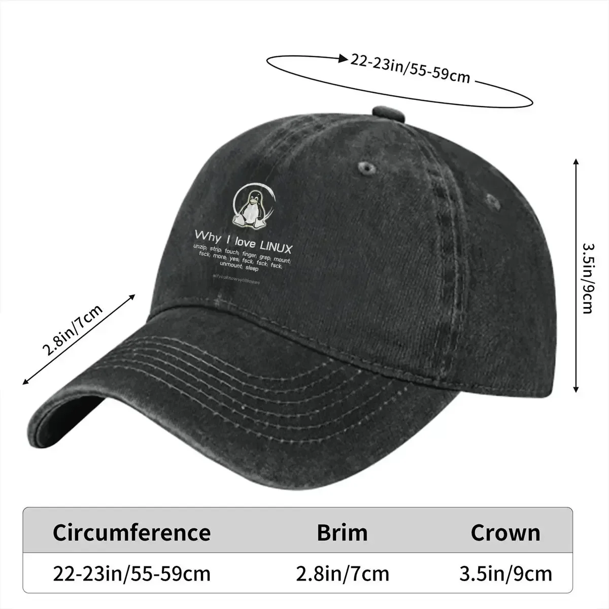 New Summer Cap Sun Visor Inux Sys Admin PenguinP Hip Hop Caps Computer Cpu Core Cowboy Hat Peaked Hats