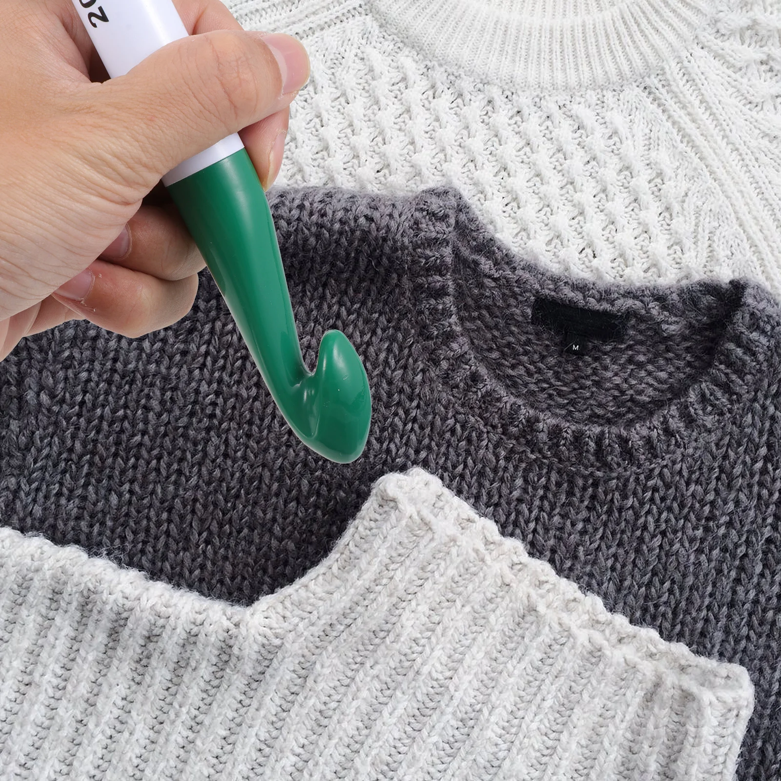 

7Pcs Crochet Hooks Set Ergonomic Handles Portable Lightweight Knitting Needles DIY Handcraft Tools Beginner Friendly Gift