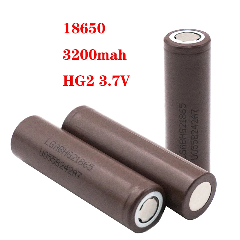 

100% New HG2 18650 3200mAh battery 18650HG2 3.7V 3.6V discharge 10A dedicated For hg2 Power Rechargeable battery lithium cell