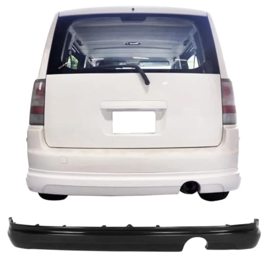 شفة المصد الخلفي متوافقة مع 20032007 SCION XB KStyle PU Black Rear Lip Spoiler Splitter by 2004 2005 2006