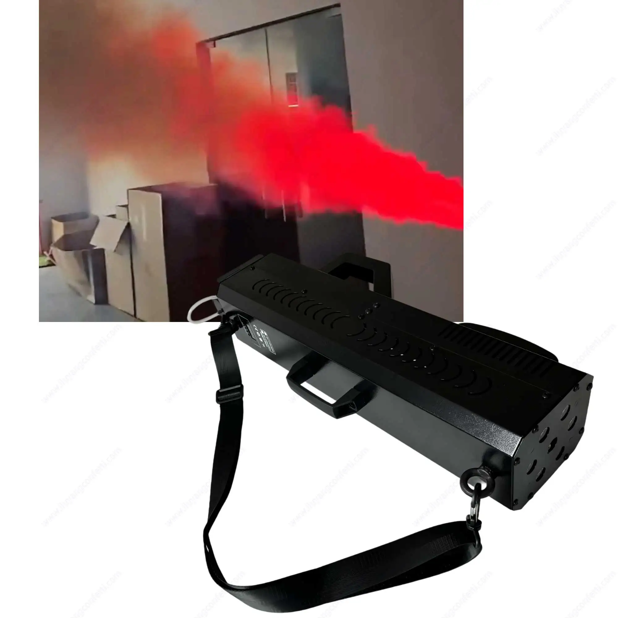 Dj Stage Wedding Disco Night Club Hand Hold Portable Party 1500w Rgb Led Air Column Rbg Light Handheld Fog Machine Smoke Gun