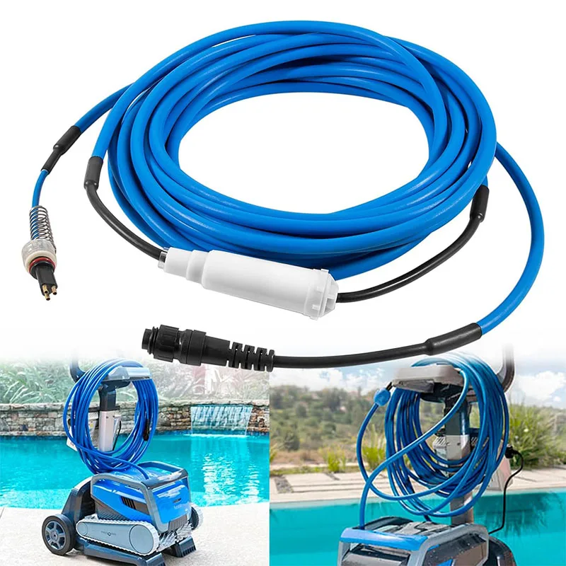 9995872-DIY Cable and Swivel Assy 3-Wire 18M/60FT Replacement for Dolphin Premier, Triton, DX4, DX5+S, DX6 Robotic Pool Cleaner