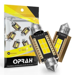 Oprah 2 stks C5W C10W 31mm 36mm 39mm 41mm Auto LED Verlichting High Power Canbus 12 V 24 V Voor Vrachtwagen Interieur Dome Lamp Kentekenverlichting