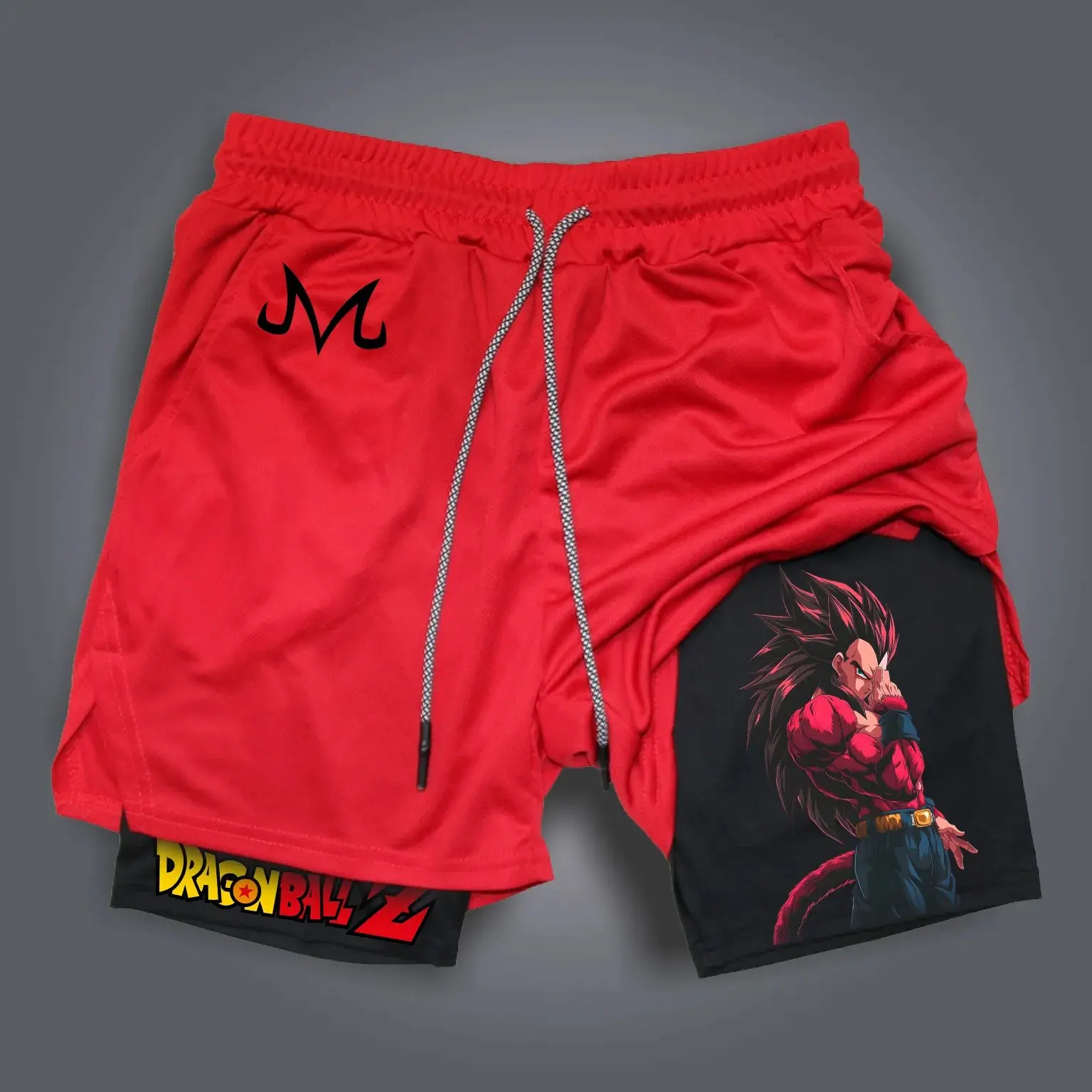 Anime Dragon Ball Anime Monkey King Patroon 2025, Zomer Nieuwe Hot Selling Mannen Vrouwen Casual Losse Hip Hop katoenen Shorts