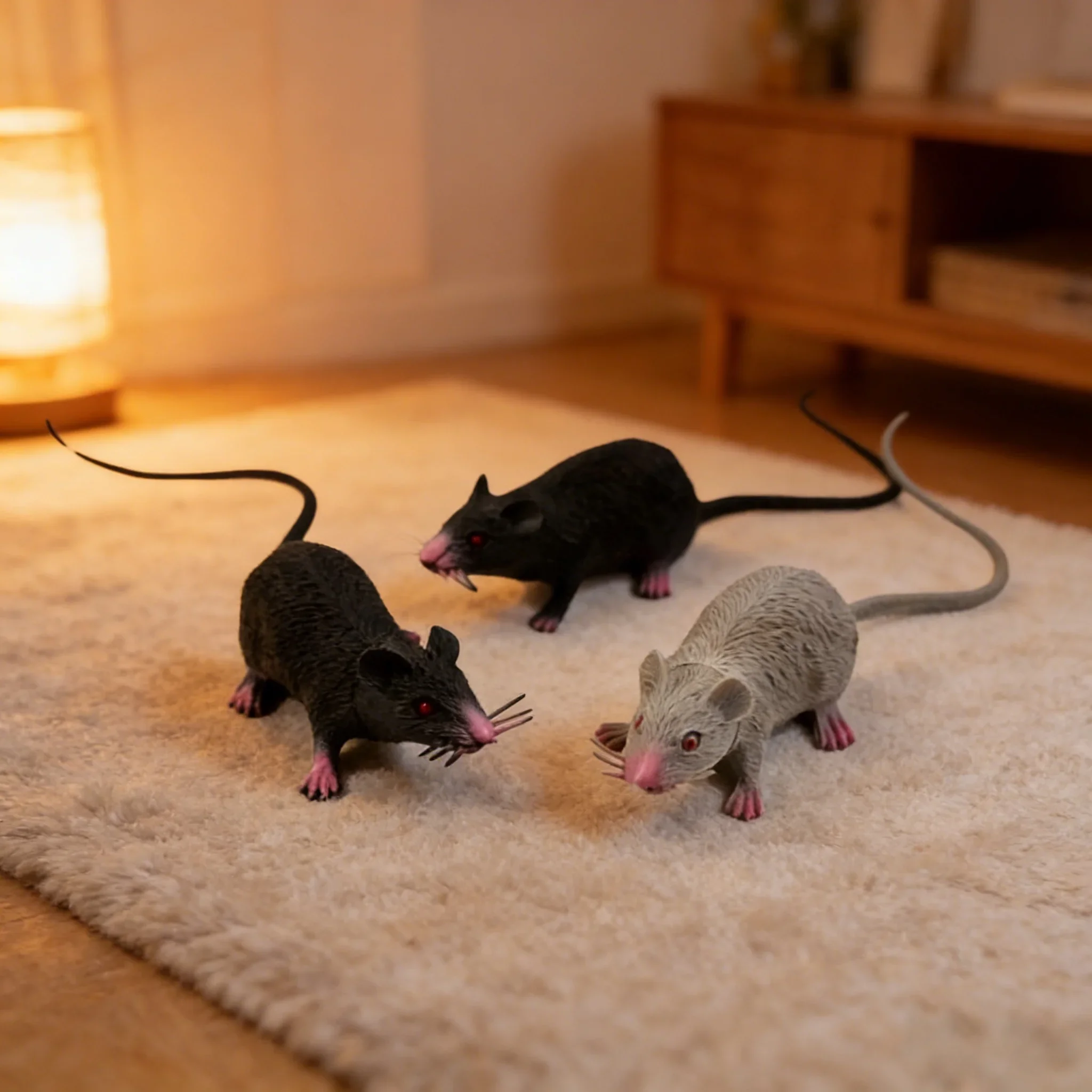 Fake Lifelike Mouse Model, Scary Trick Prank Prop, Novelty Practical Joke Halloween Party Decoration