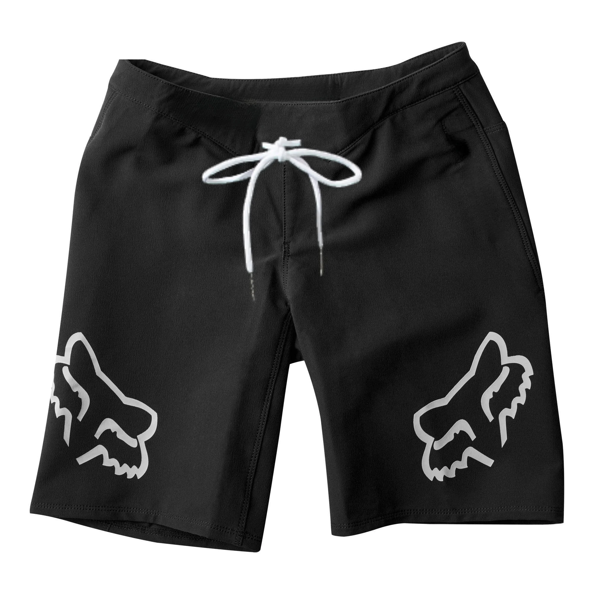 

2025 Men's And Women's Motorcycle Casual Loose Riding Shorts Summer Hot Selling Breathable Quick Drying Fox Printed Shorts