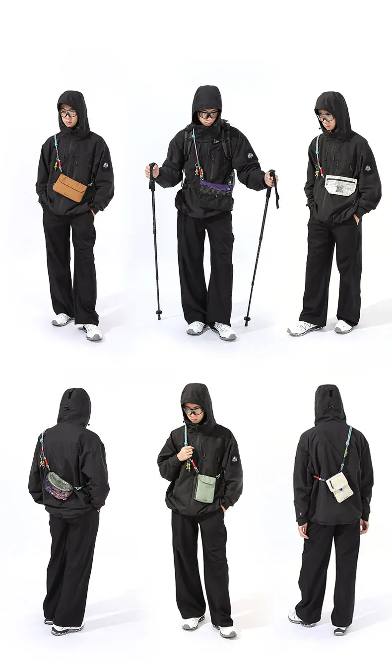 OCE GEAR Multifunctional Adjustable Lanyard Outdoor Rope Strap for Phone Camera Crossbody Bag - DIY Hanging Cord Accessory