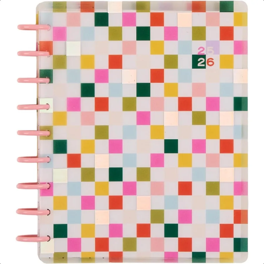 

Happy Planner DiscBound 12Month July 2025June 2026 Planner with 3 Extra Months Classic Size Dashboard Layout Just Be You 7 x 9.