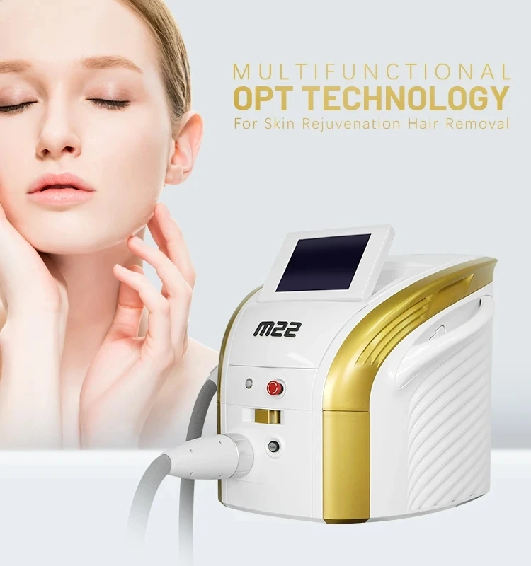 M22 IPL Opt Laser Hair Removal Q-Switched Nd Yag Laser Tattoo Removal Machine Professional Equipment Whole Body Laser Treatment