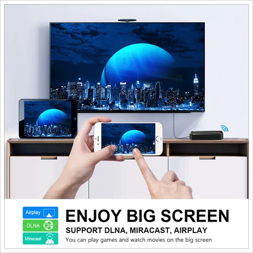 Imagen 2 del producto X96Q Reproductor multimedia 4GB 64GB Android 10,0 TV Box Allwinner H313 Quad Core 4K 2.4G Wifi 1GB 8GB Set Top Box