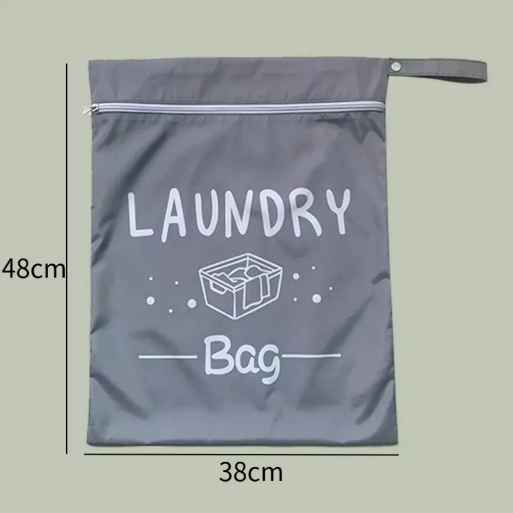 Waterproof Travel Clothing Storage Bag Portable Large Capacity Laundry Bag Zipper with Handle Clothes Storage Organizer Exercise
