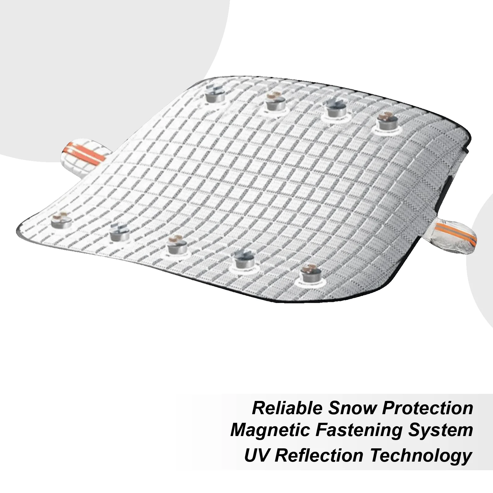 

Windshield Snow Cover 3 Layers Magnetic Windproof Auto Supplies Winter Windshield Covers For Escape Cold Ice Frost Rain Freeze