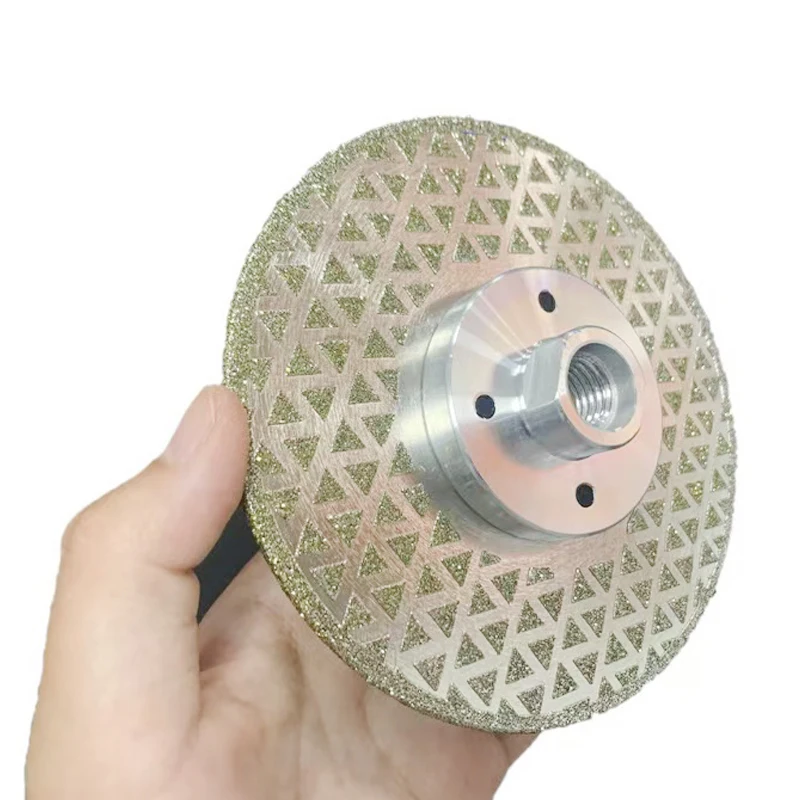 1 stuk M14 gegalvaniseerde diamantdoorslijpschijf wiel gegalvaniseerd slijpzaagblad voor marmer graniet keramische tegels