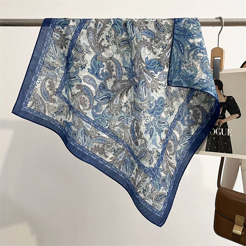 

Lenco Feminino De Puro Quadrado Foulard Senhora Pescoco Lencos De Cabelo Design Impresso Cabeca Lenco Moda Menina Cachecois