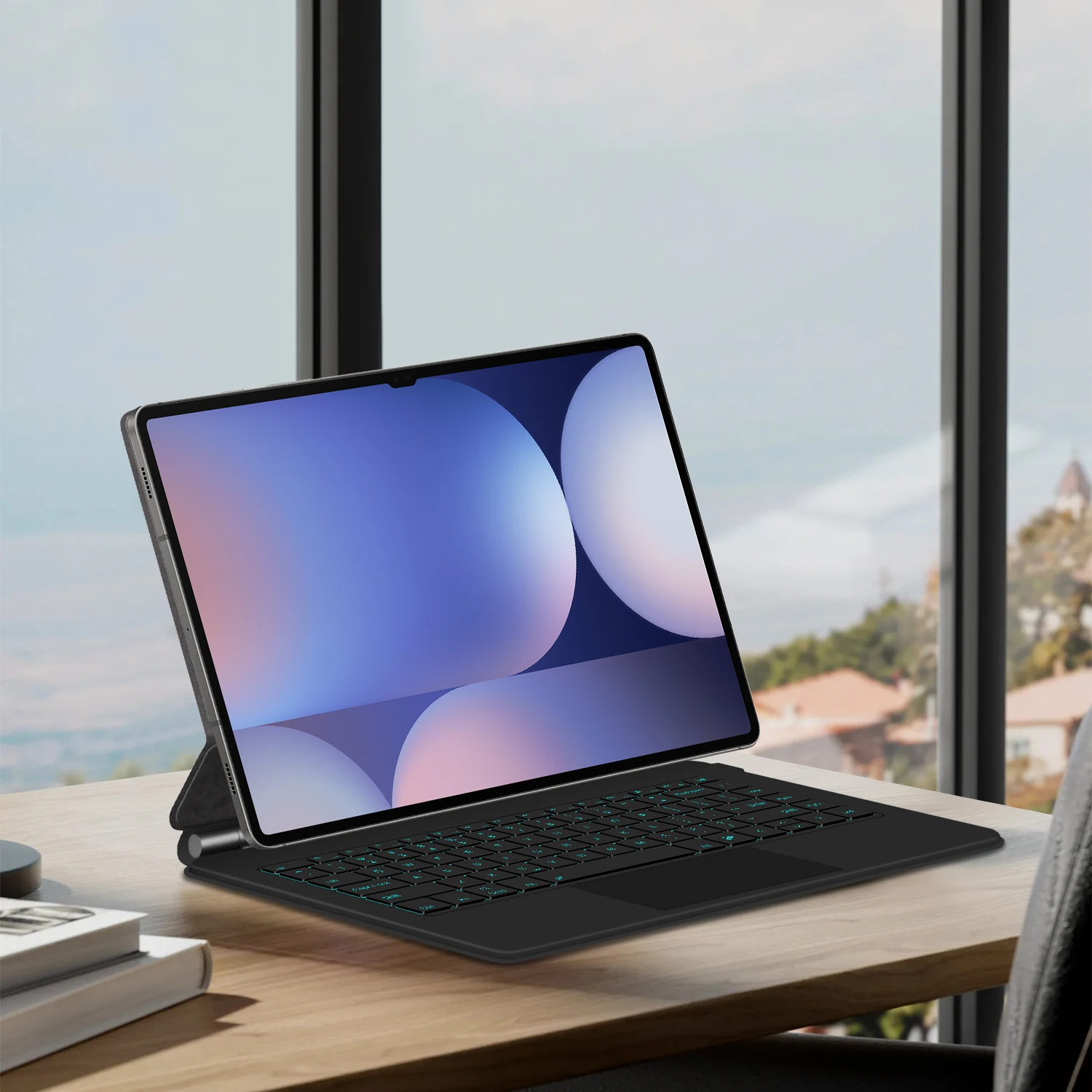 Keyboard Case For Samsung Galaxy Tab S10 Ultra S9 S8 14.6 Inch Tablet Magic Keyboards Book Cover Magnetic Backlight X920 X926