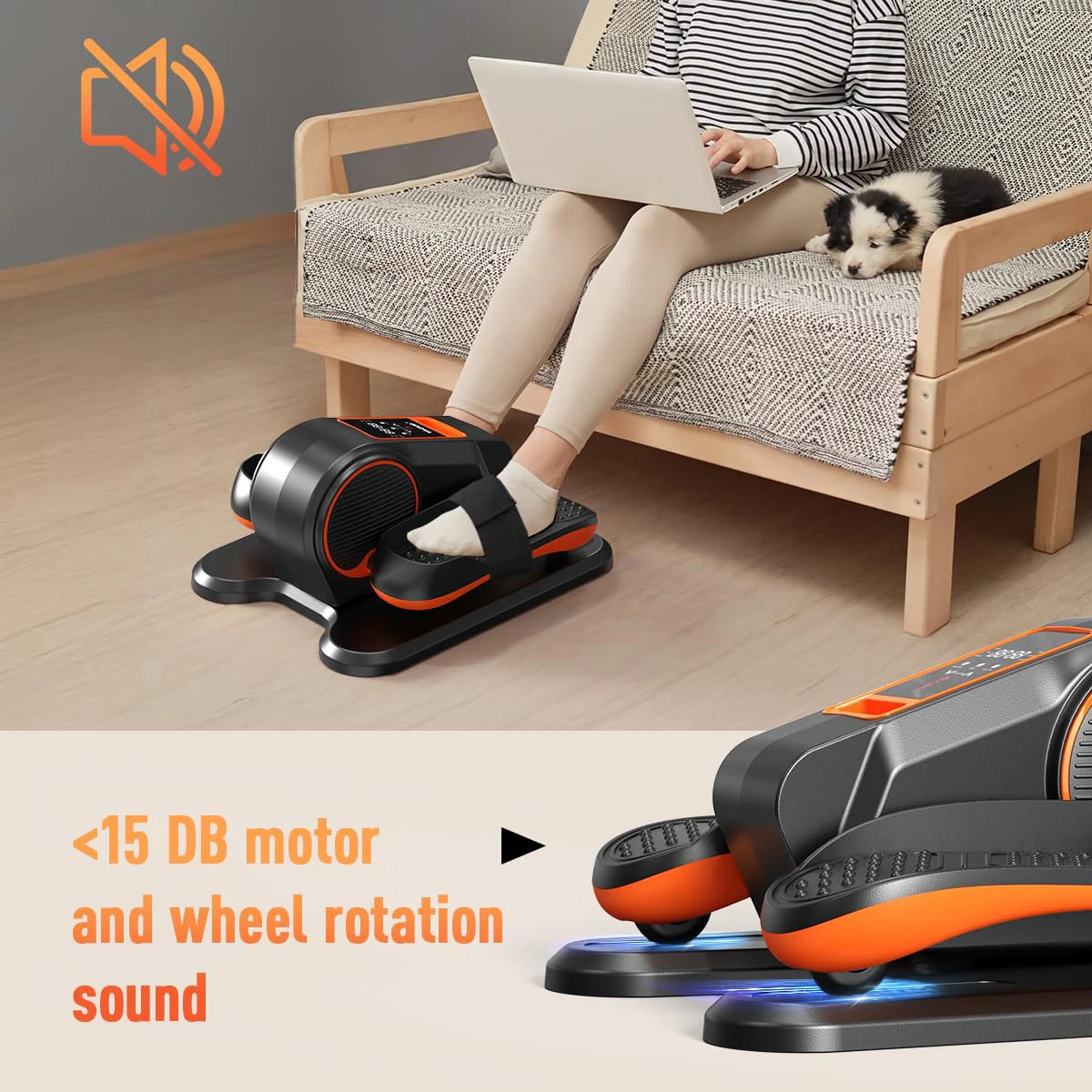 

TUDEEN China Professional Manufacture Mini Elliptical Suitable for Home or Office Leg Exercises Elliptical Trainer Machine