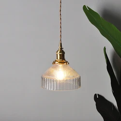 Japanese Pastoral Color Small Chandelier Personality Modern Simple Glass Led Ceiling Chandelier Lighting for Kitchen Bedroom
