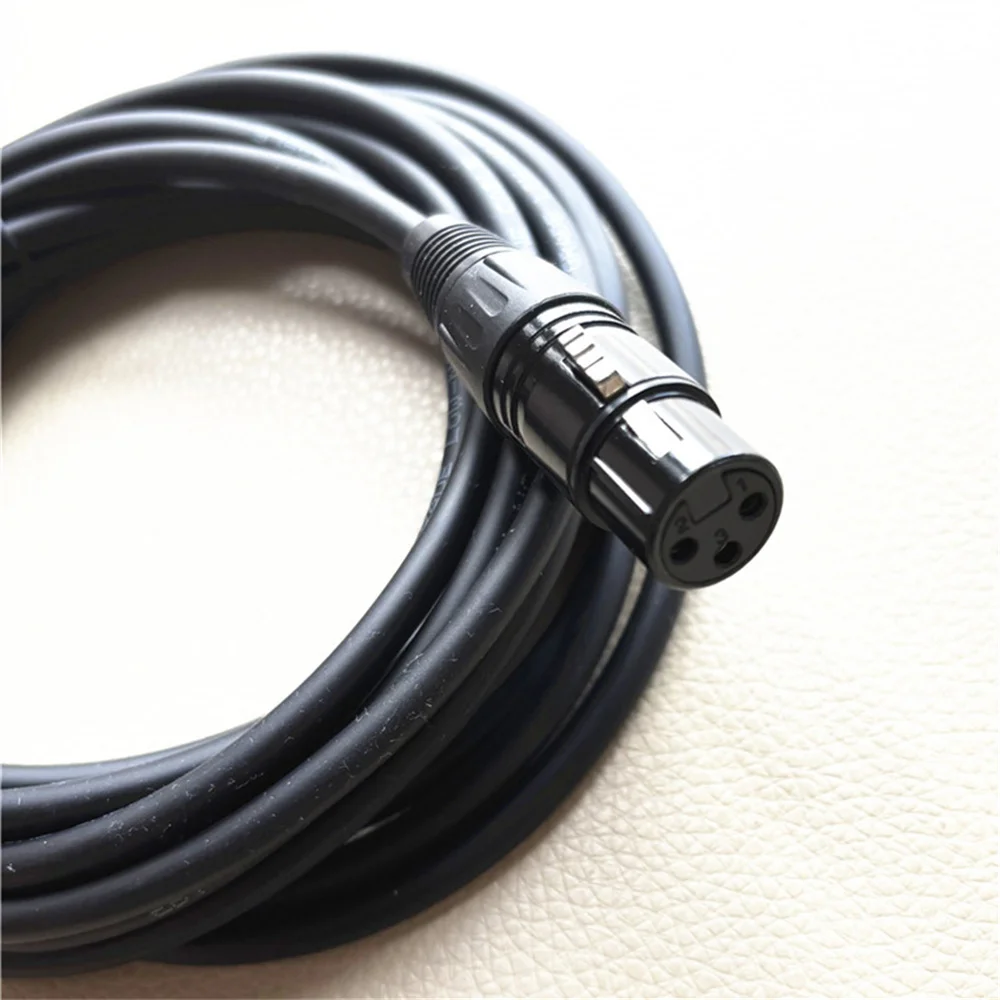 

6.35mm Male XLR to Female XLR Audio Cable 5 metres Professional Wired Microphone Connection Cable with XLR Connectors