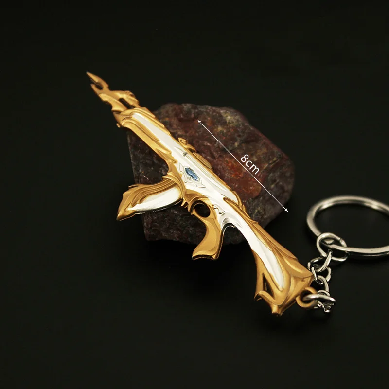 Valorant ماستر Reaver سلاح نموذج المفاتيح للرجال ، Soverarmy المخرب الجلد قلادة ، حلقة رئيسية مكتشف المشجعين ، جمع المجوهرات ، 8 سنتيمتر