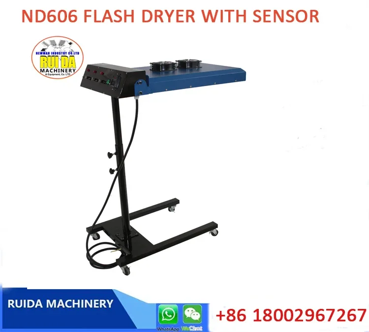 Flash Cure 500*600MM Automatic Flash Dryer with Sensor For Drying ink t-shirt cloths