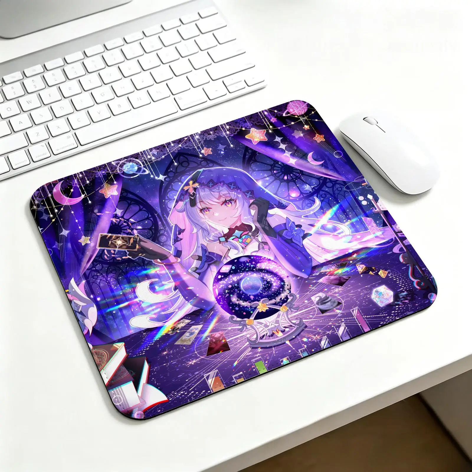 Star Rail Black Swan  Mouse Pad Regular gaming mouse pad Office mouse pad Laptop desk mat Stitched edge S/M/L size mouse pad
