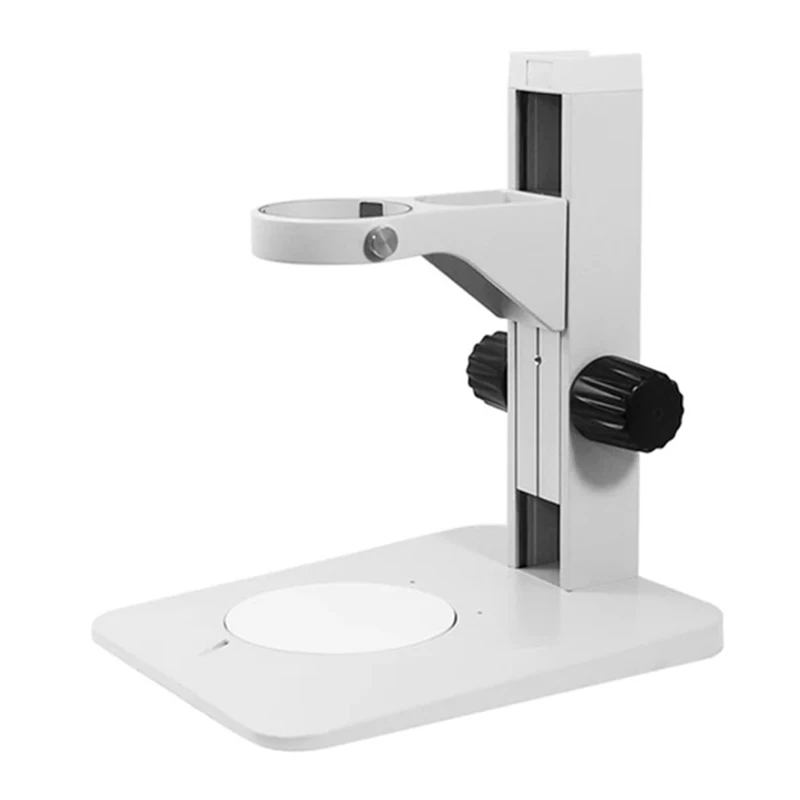 Albenth Microscope Stand 76mm Coarse Focus Track Stand for Zoom Stereo Microscope Head