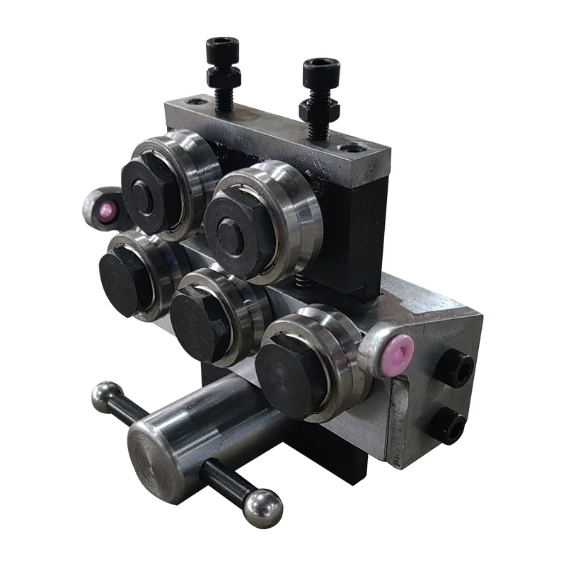 

Прямоволочильный станок и резак для выпрямления стальных труб и кабелей с 5 роликовыми подшипниковыми компонентами, диаметр 1,8-4,0 мм