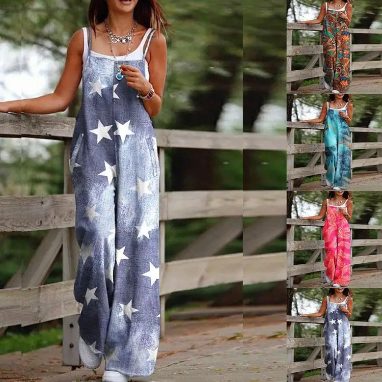 

Женские брюки-палаццо с принтом, прямые, длиной до середины икры, со средней талией, из эластичной ткани, лето 2023