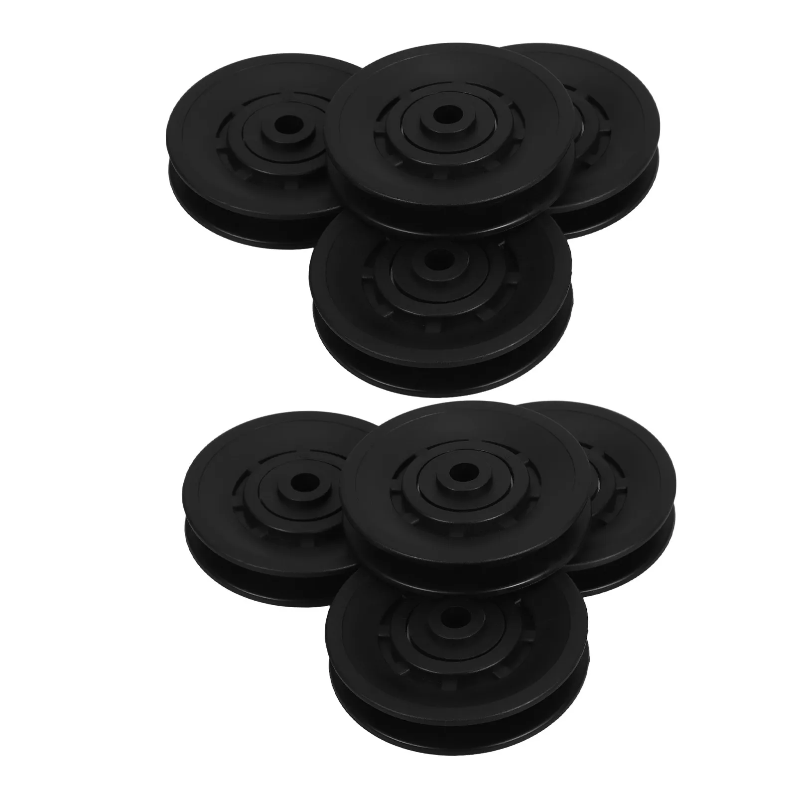 8Pcs Gym Pulley Component Pulley Wheel Set High Precision Smooth Operation for Home Gym Cable Machine Exercise