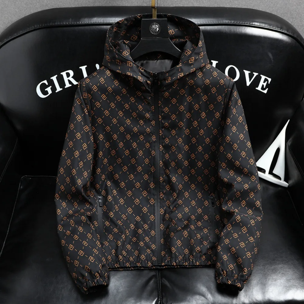 

Men's Jacket Autumn Clothing New Trendy Hooded Jacket Cold-proof Top Jacket Men