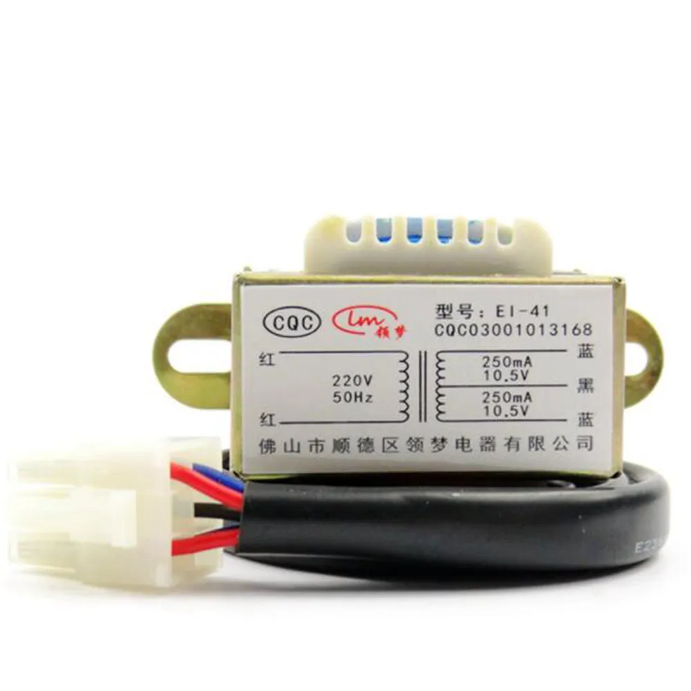 Transformador de calentador de agua a Gas, 5 enchufes, 24V, EI-41 Dual de 10,5 V para Vanward JSQ16-8B, 220 a 24V, piezas de reparación de GLP, 1 ud.