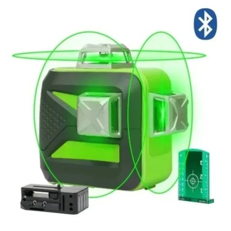 【From China】Huepar 603BT-H3D 12 360 Green Line Self Leveling Level