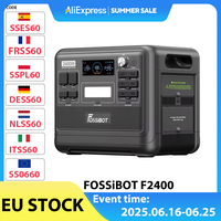 FOSSiBOT F2400 Portable Power Station, 2048Wh/640000mAh LiFePO4 Battery, 2400W(4600W Peak) Solar Generator, 16 Output Ports