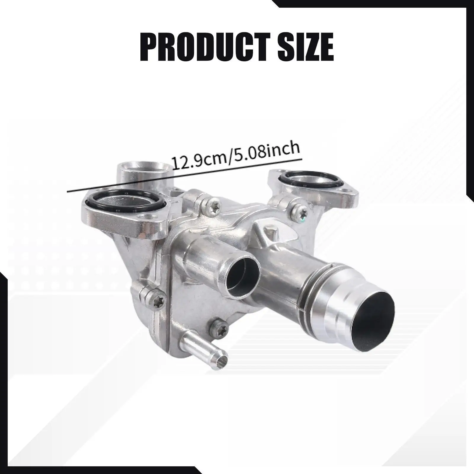 Instalação rápida Jde38234 do conjunto 1316061 da carcaça do termostato do líquido refrigerante do motor