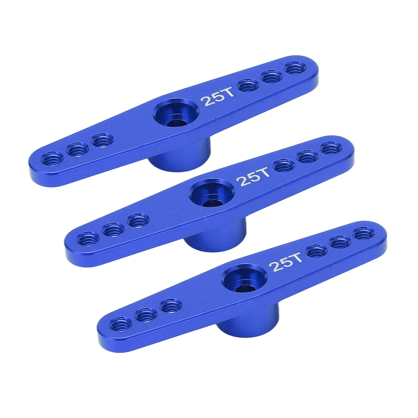 3Pcs 25T Aluminum Alloy RC Servo Arm Horn Long Type for 1/10 Remote Control Car Upgrade Part - view 3