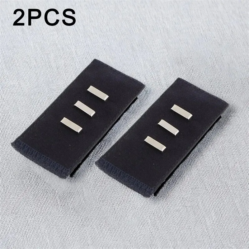 2PCS Waist Extension Buckle Pant Extender Belt Waist Band Button with Hooks for Clothes Unisex Garment Accessorie DIY Adjustment