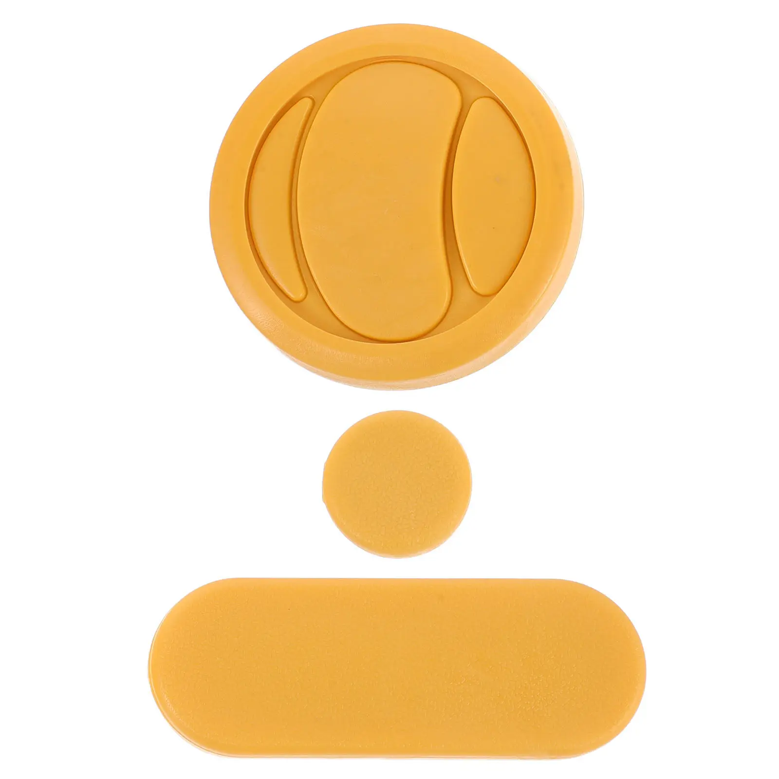 

3Pcs Skateboard Gloves Pucks Sliding Glove Palm Slider Blocks Replacement Longboard Brake Slide Pucks Hand Slide Blocks