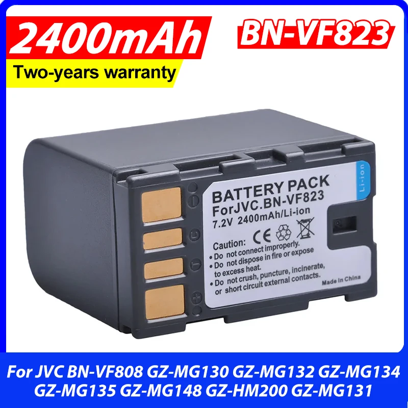 Аккумулятор повышенной емкости VF823 BN-VF823 BN VF823U для JVC BN-VF808 GZ-MG130 GZ-MG132 GZ-MG134 GZ-MG135 GZ-MG148 GZ-HM200 GZ-MG131