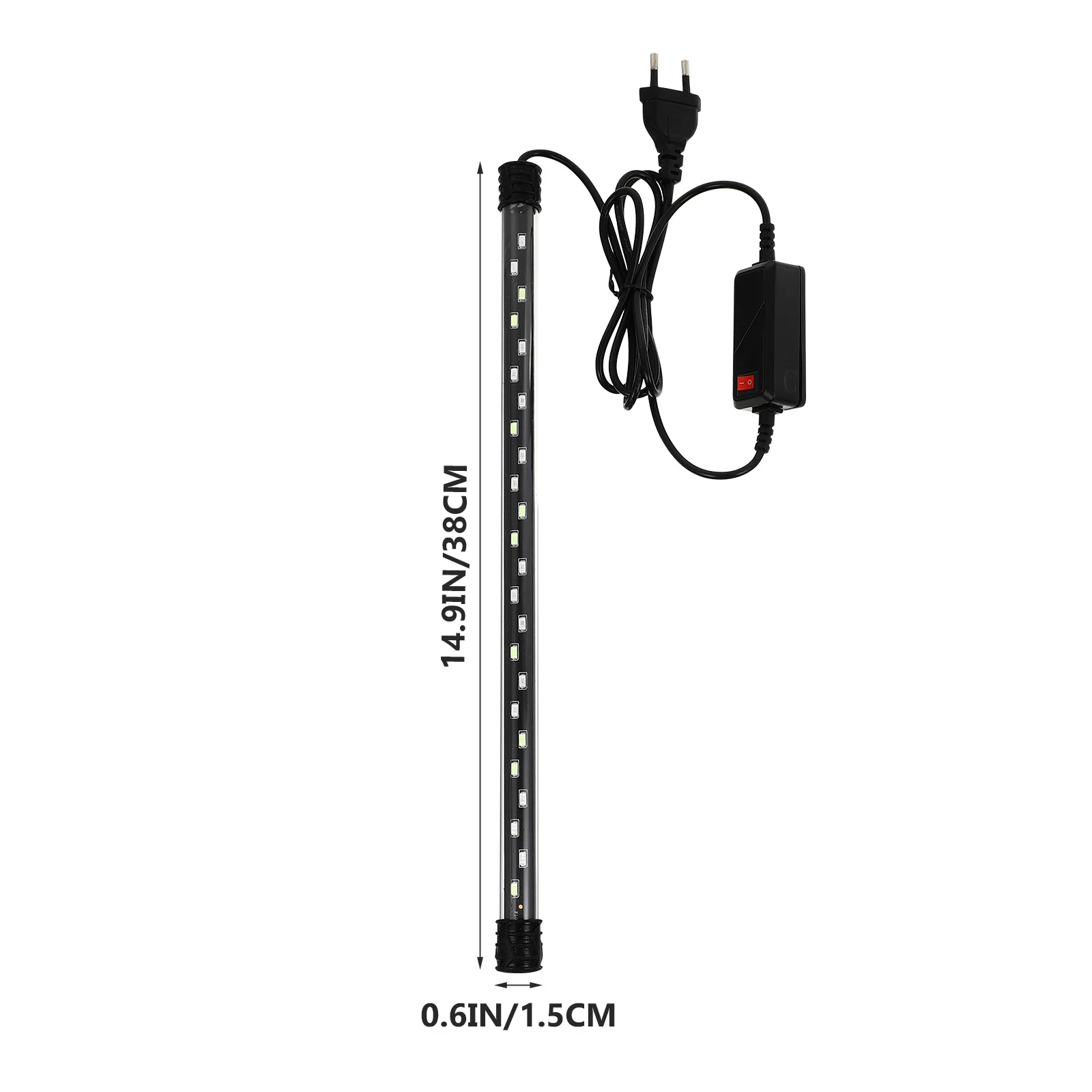 1 قطعة حوض السمك مصباح ليد دائم خزان الأسماك مصباح بعمود الاتحاد الأوروبي التوصيل مواد عالية الجودة شفط الكؤوس تركيب بسيط المائية #4