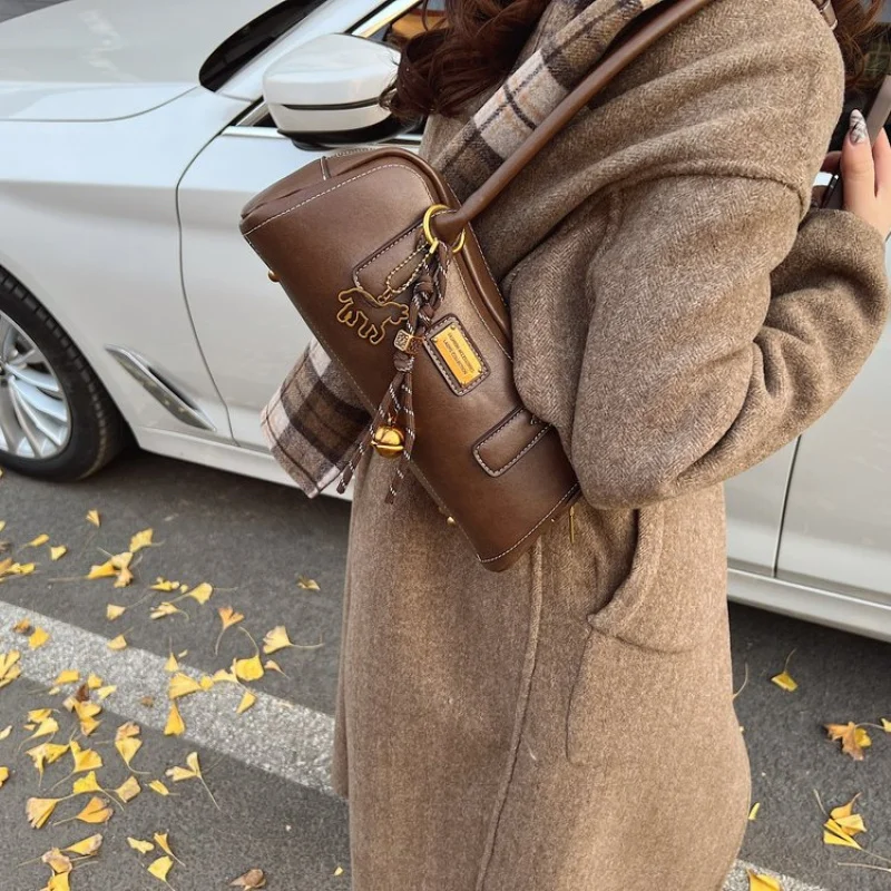 

Модная классическая элегантная женская сумка-тоут из высококачественной кожи, роскошная женская сумка, повседневная простая винтажная сумка для ежедневного использования.