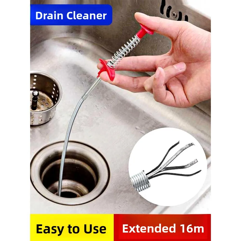 

Инструмент для прочистки канализации в ванной: крючок для удаления волос, четырехзубчатый очиститель для унитаза, бытовой инструмент для устранения засоров, захват для раковины, аксессуар для ванной комнаты