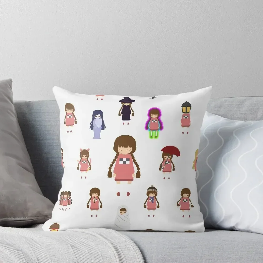 

Yume Nikki Throw Pillow Sofa Covers For Living Room christmas decorations 2025 luxury decor Plaid Sofa pillow